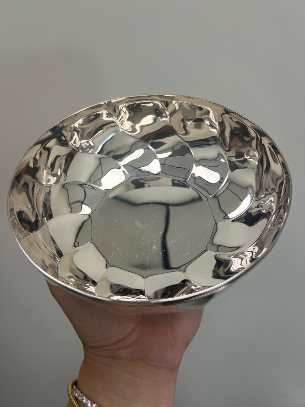Vintage Christofle France Silver Plate TORSADES Bowl